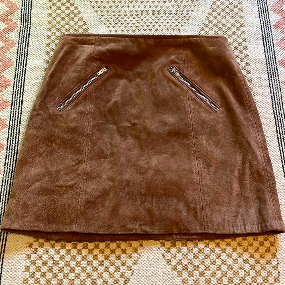 Blank NYC Suede Mini Skirt